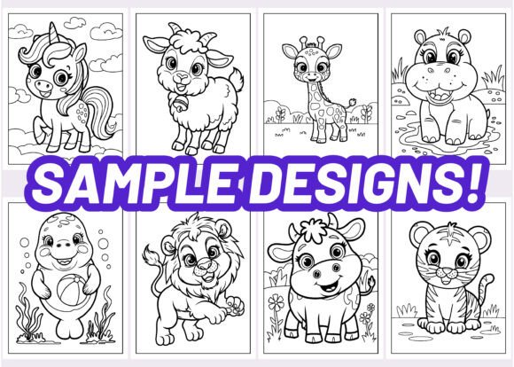 44+ CUTE ANIMALS COLORING PAGES for KIDS