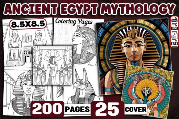 Ancient Egypt Mythology Coloring Pages