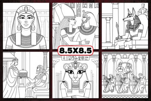 Ancient Egypt Mythology Coloring Pages