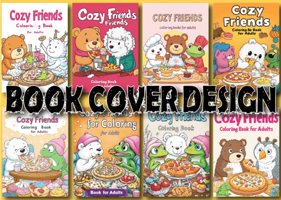 Cozy Friends: Coloring Book with Super Cute Animal Characters by Kidds