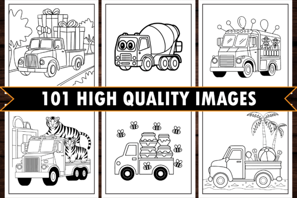 101 Truck Coloring Pages for Kids